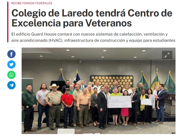 El Manana - Laredo College Veterans Center