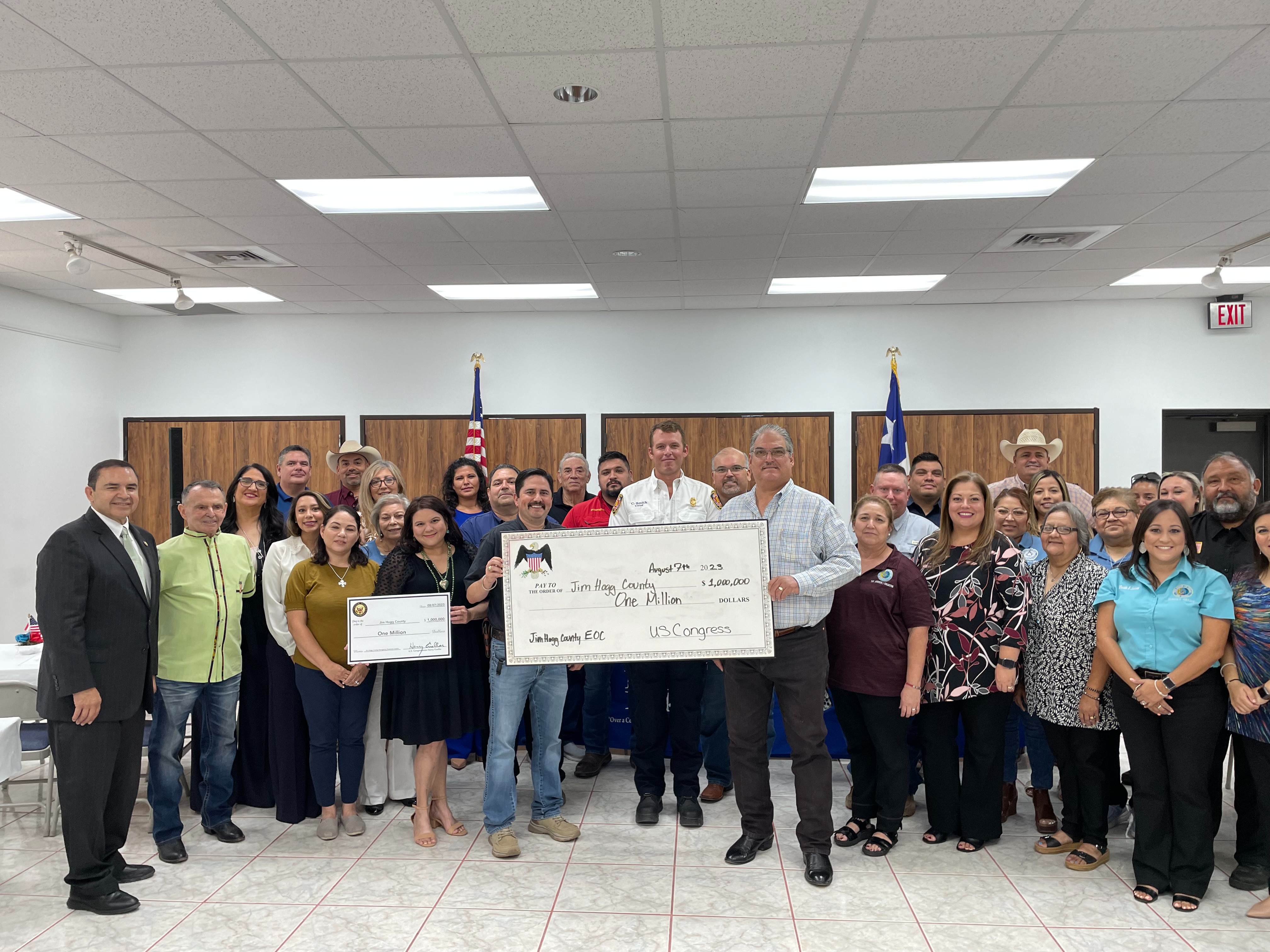 Jim Hogg County EOC Earmark Announcement