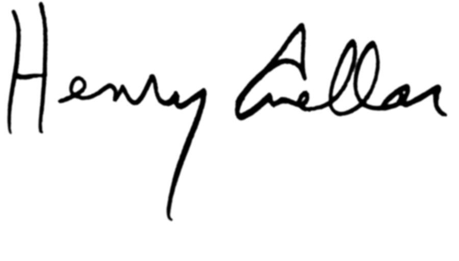 Henry Cuellar Signature
