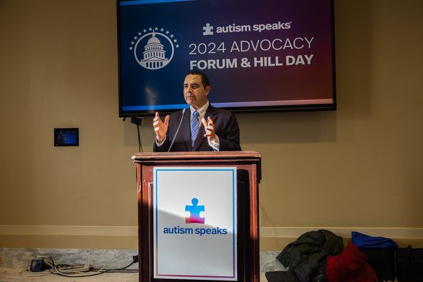 Speaker at Autism Speaks Event