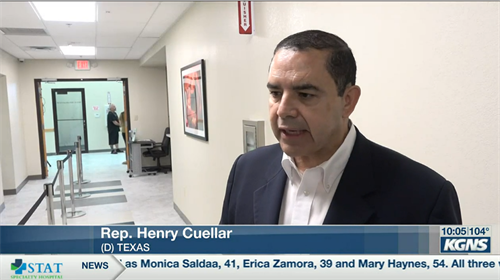 Rep. Cuellar addresses changes to asylum seeker appointments at local CBP offices (kgns.tv)