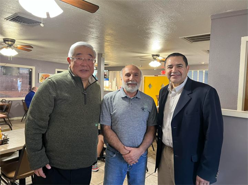 Breakfast with Bexar County Judge Peter Sakai