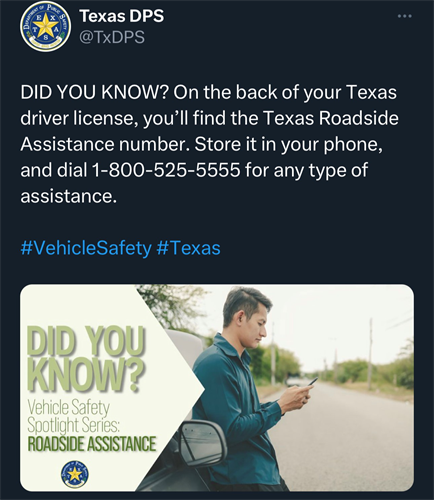 DPS Roadside Assistance